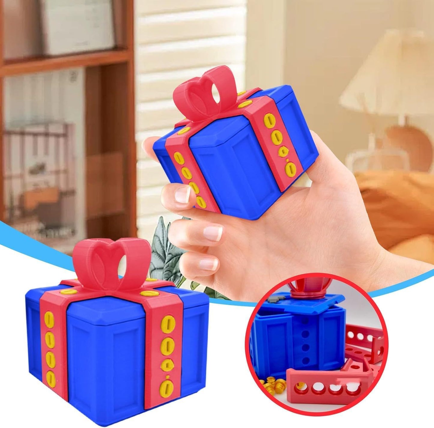 ๐ 3D Printed Annoying Gift Box Ornaments ๐ - Ideal for Pranks and Mischief!