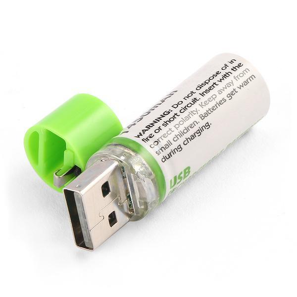 EASYPOWER USB RECHARGEABLE AA BATTERIES(1 pack included 2 pcs)Buy 2 Get 1 Free!(Add 3 to Cart to Get the 3rd for Free)