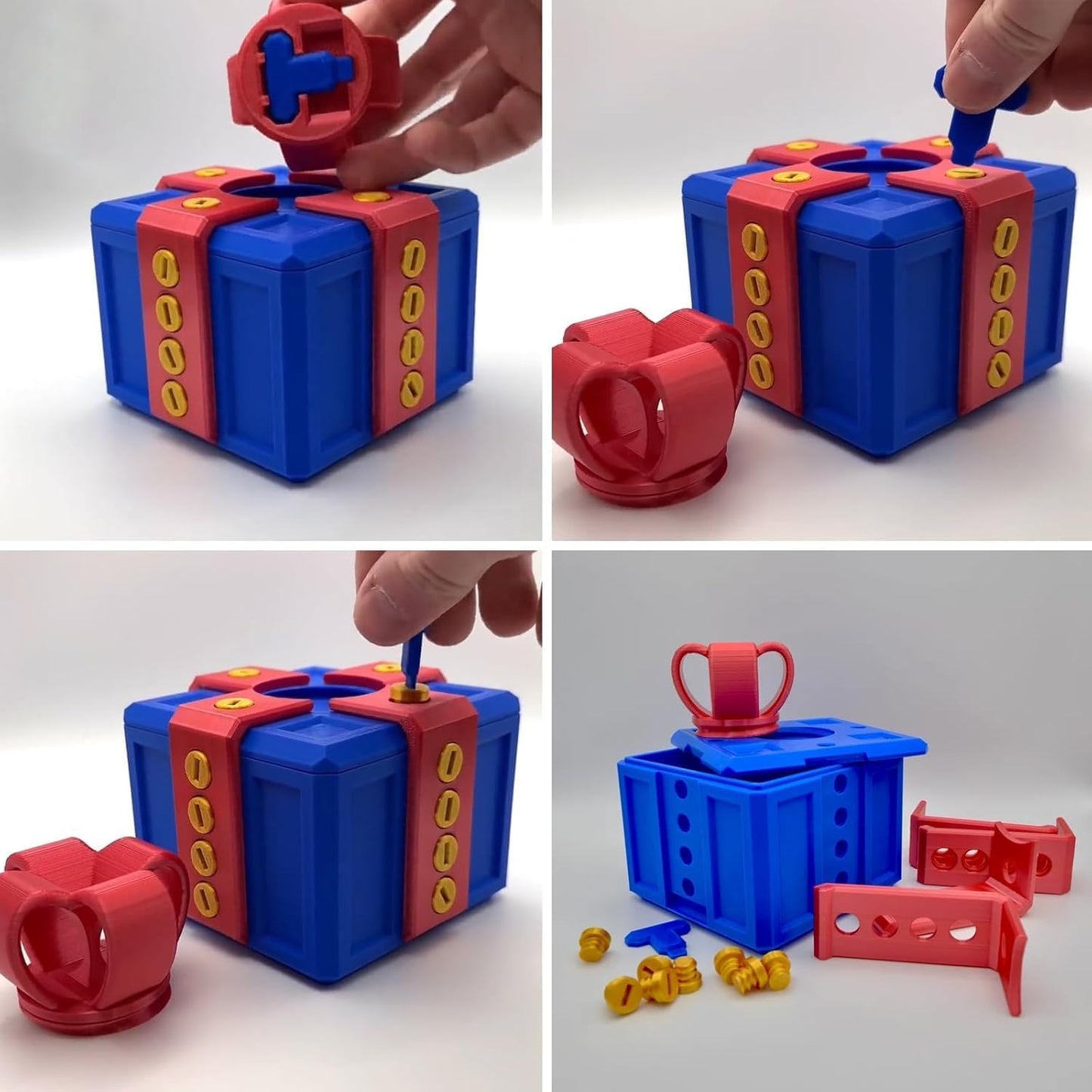๐ 3D Printed Annoying Gift Box Ornaments ๐ - Ideal for Pranks and Mischief!