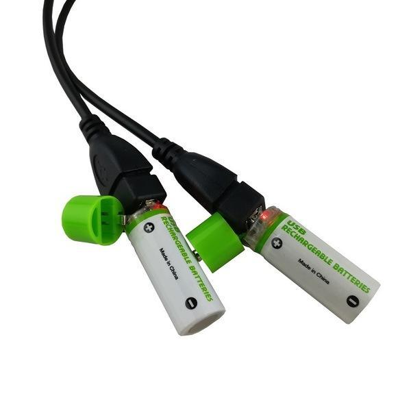 EASYPOWER USB RECHARGEABLE AA BATTERIES(1 pack included 2 pcs)Buy 2 Get 1 Free!(Add 3 to Cart to Get the 3rd for Free)