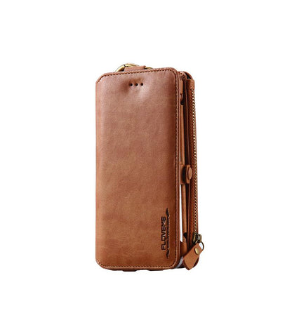 Classic Retro Stand Wallet Case for iPhone