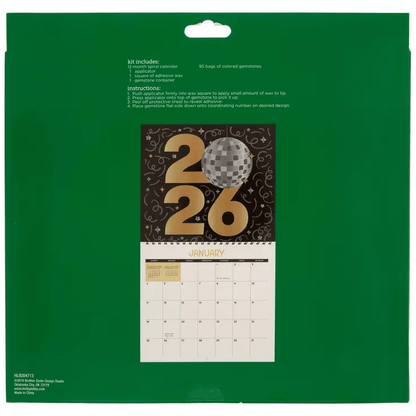 🔥Last Day 50% OFF - 📅2026 Wall Calendar Diamond Painting Kit
